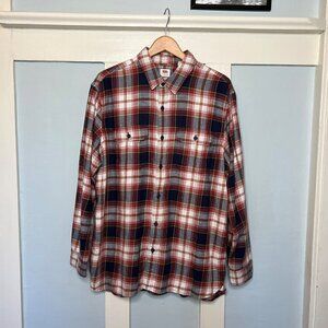 NWT Levi’s Plaid Flannel Button Front Shirt